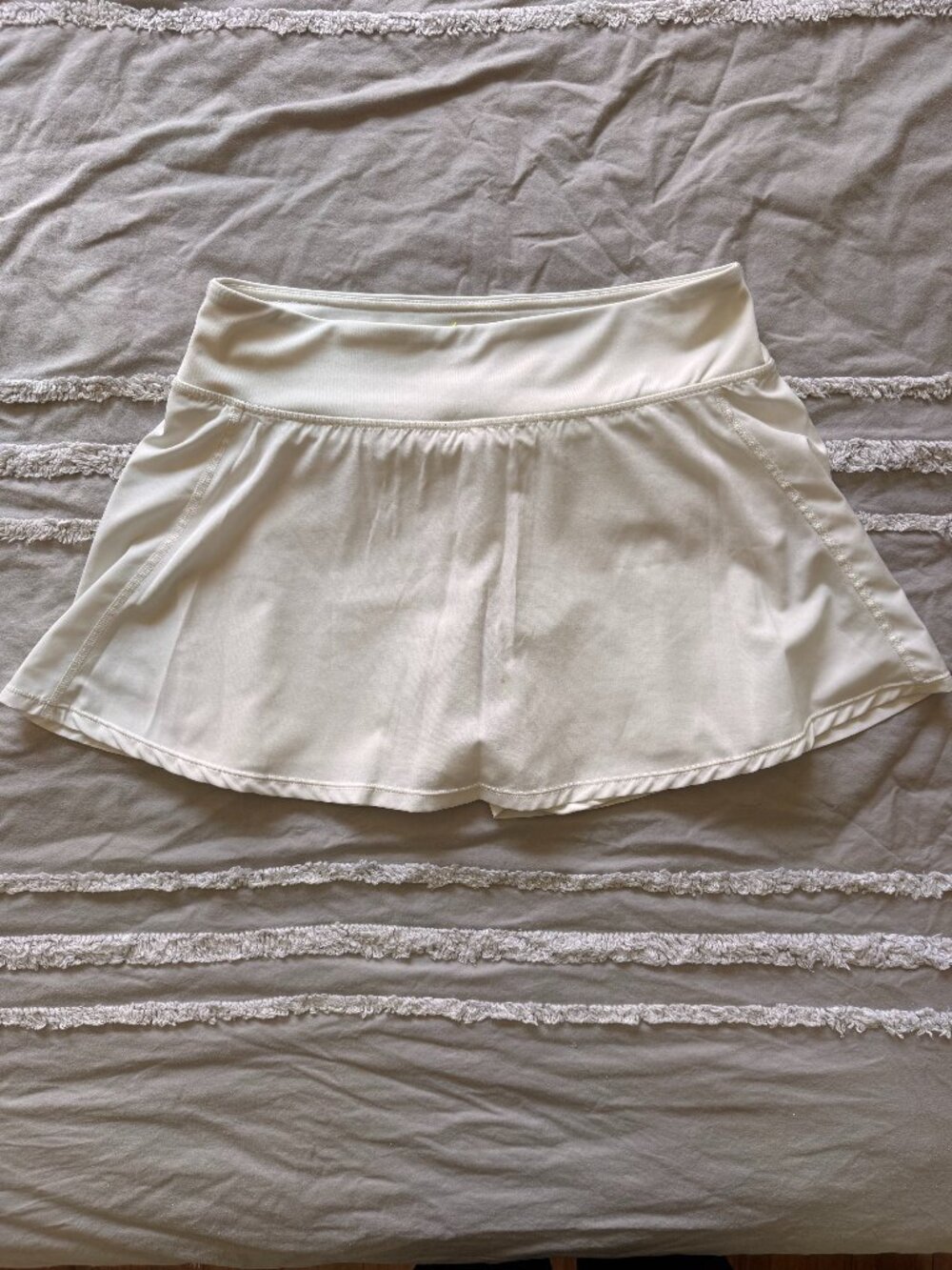 Mono B White High Rise Built In Shorts Tennis Skort Large L